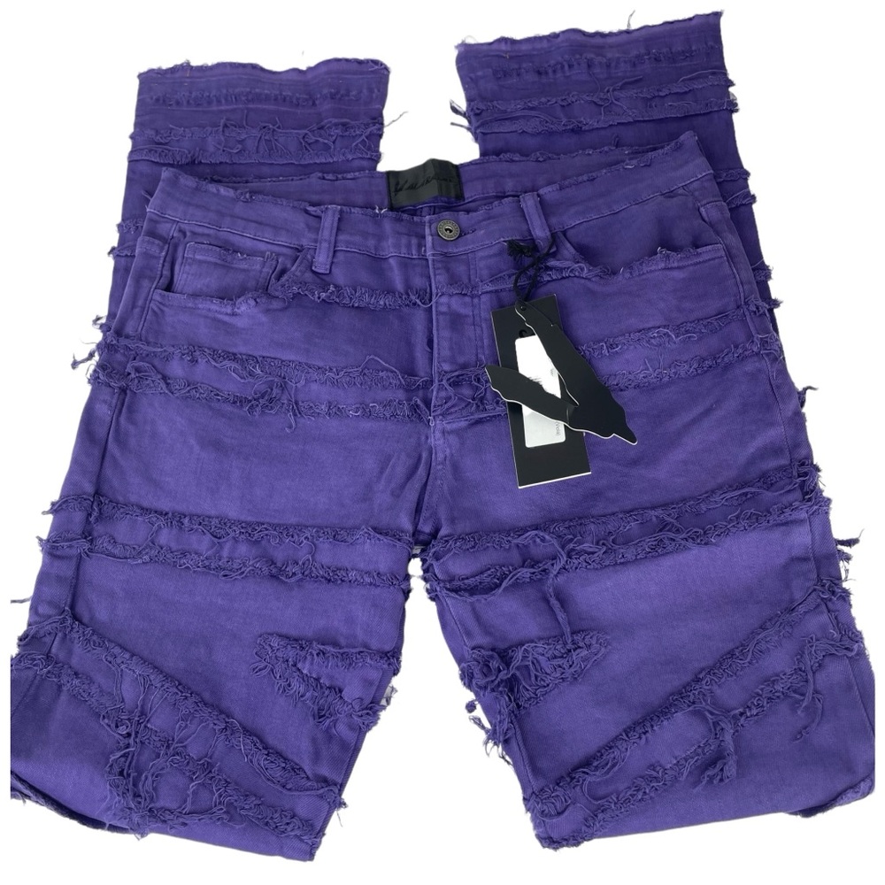 VALABASAS STACKED ZODIAC IN "VIOLA" NWT Sz 36